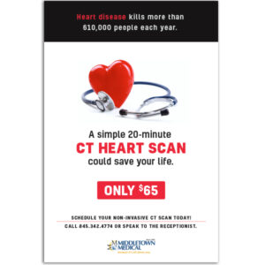 Middletown Medical CT Heart Scan poster