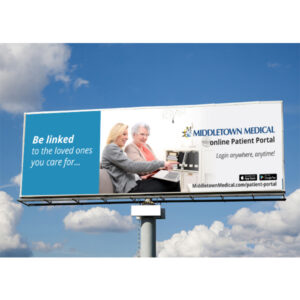 Middletown Medical patient portal billboard